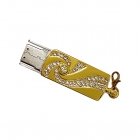 Metal Usb Drives - Grade A chip full real capacity factory direct Diamond jump drive LWU288